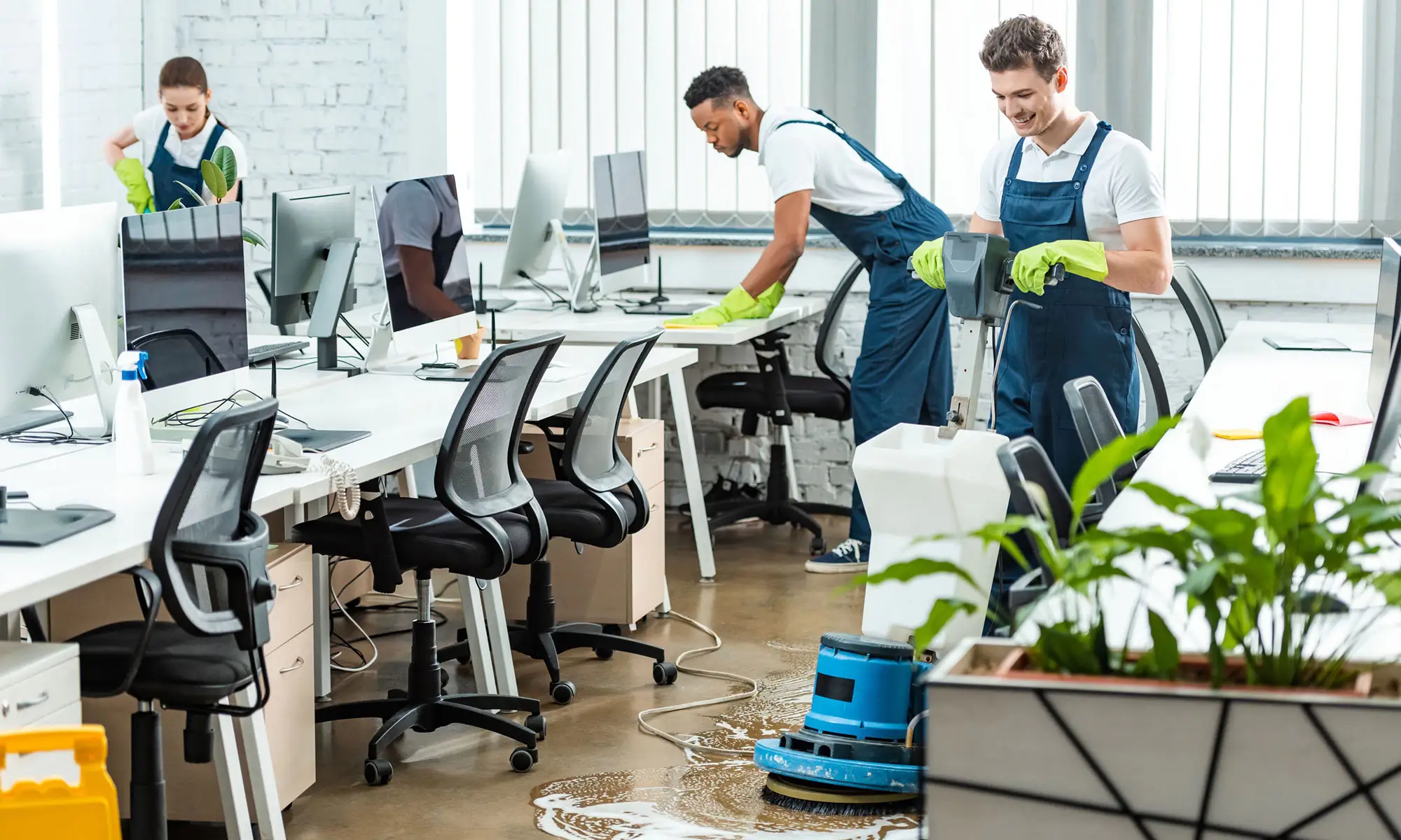 What are commercial janitorial services