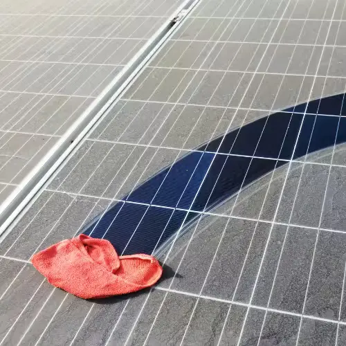 Dirty solar panel
