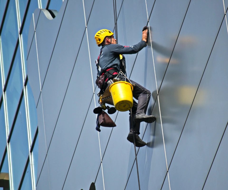 What is commercial window cleaning